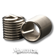 IMDICA – Insertos de Rosca Baer – Acero Inox M 2 x 0,4 x 2 – 1D – 100 uds.